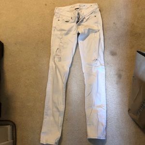 American Eagle size 0 white jeans